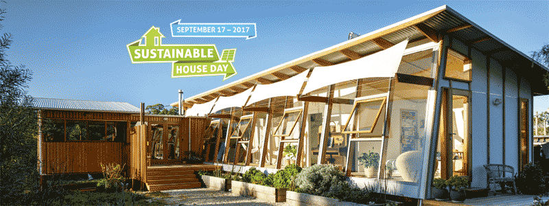 Sustainable House Day is a natinal event tghat features sustainable dsign homes, almost always featuring double glazing.